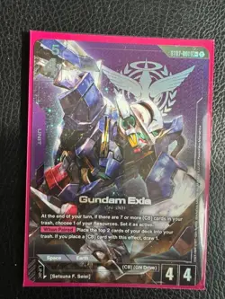 Gundam Card Game Gundam Exia ST07-001 LR+ - Image 1