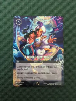 NEW Disney Lorcana A Whole New World Infinity Promo Card 10/C1 EN 1 Non-Foil - Image 1