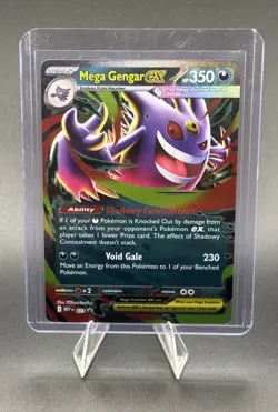 Mega Gengar EX 073 Promo Card Moonlit Tin Ultra Rare Holo Pokemon TCG - Image 1