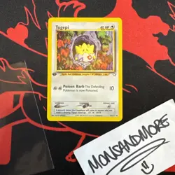 Pokemon Cards TCG: 1st Edition Togepi 51/111 Uncommon Neo Genesis WOTC - Image 2
