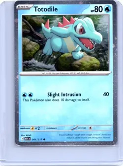 Totodile (Cosmos Holo) Holo Common Miscellaneous Cards & Products 041/217 NM - Image 1