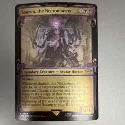 Wizards of the Coast Sauron, the Necromancer 0557 LTR Showcase Scrolls Foil EN - Image 1