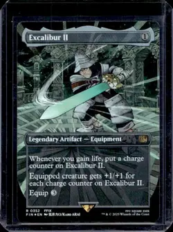 Magic MTG Final Fantasy Excalibur II #352 *FOIL* Borderless Rare - Image 1