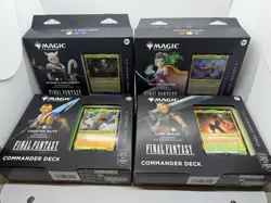 Final Fantasy Commander Deck Display (Set of 4) Magic Tidus Terra Cloud Y'Shtola - Image 2