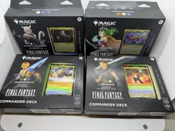 Final Fantasy Commander Deck Display (Set of 4) Magic Tidus Terra Cloud Y'Shtola - Image 3