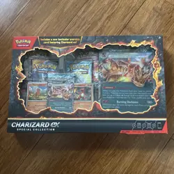 Pokemon Charizard ex Special Collection Box New Factory Sealed 5 Booster Packs - Image 1