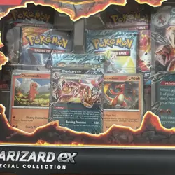 Pokemon Charizard ex Special Collection Box New Factory Sealed 5 Booster Packs - Image 3