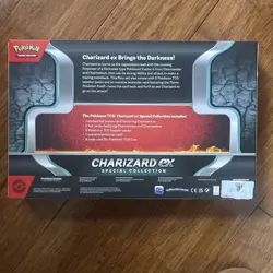 Pokemon Charizard ex Special Collection Box New Factory Sealed 5 Booster Packs - Image 4