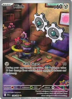 KLINK 139/086 HOLO ILLUSTRATION RARE BLACK BOLT POKEMON NEAR MINT - Image 2
