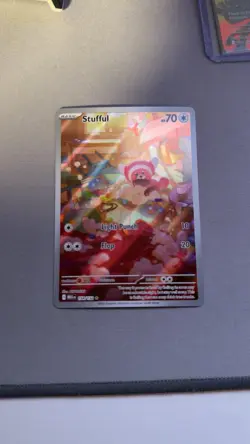 Stufful 154/132 - Pokemon TCG Mega Evolution - NM Illustration Rare FULL ART - Image 2