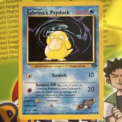 Wizards of the Coast Sabrina's Psyduck Gym Challenge Unl ENG 1999 50HP 99/132 - Image 1