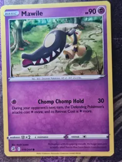 Mawile 119/264 Common Fusion Strike Pokemon Near Mint - Image 1