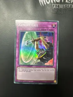 YUGIOH ARMORY CALL SUPER RARE MP21-EN031 1ST EDITION - Image 1