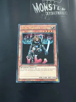 YUGIOH D.D. WARRIOR LADY ULTRA RARE DUSA-EN051 1ST EDITION - Image 1