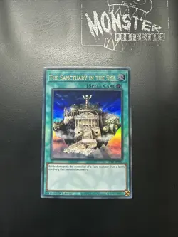 YUGIOH THE SANCTUARY IN THE SKY ULTRA RARE GFP2-EN151 1ST EDITION - Image 1