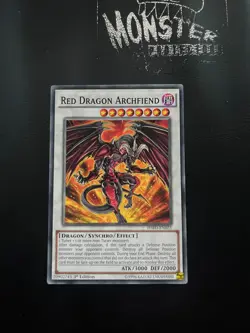 YUGIOH RED DRAGON ARCHFIEND COMMON HSRD-EN023 1ST EDITION - Image 1