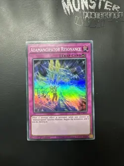 YUGIOH ADAMANCIPATOR RESONANCE SUPER RARE SESL-EN013 1ST EDITION - Image 1