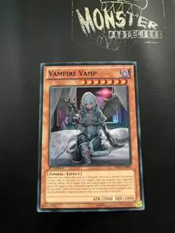 YUGIOH VAMPIRE VAMP SUPER RARE PRIO-EN085 1ST EDITION - Image 1