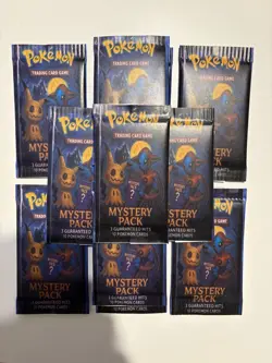 Pokemon TCG • Sealed Mystery Pack • 10 Cards 3 Guaranteed Hits (Holo, RH, Etc.) - Image 1