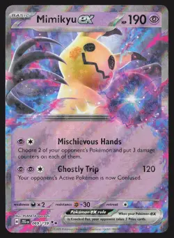 SV09: Journey Together Mimikyu ex #069/159 Pokemon Card - Image 1