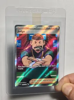 Judge 228/091 (NM) IR Scarlet & Violet: Paldean Fates 2024 Pokemon Card - Image 3