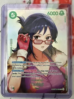 Bandai One Piece Trading Card Game Tashigi SP OP-16 (OP14-029) NM - Image 1