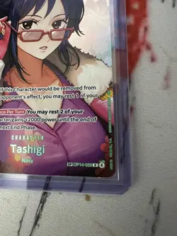 Bandai One Piece Trading Card Game Tashigi SP OP-16 (OP14-029) NM - Image 5