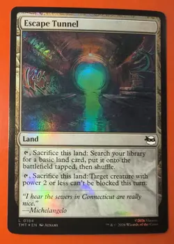 MTG, ESCAPE TUNNEL, 0184, COMMON, NM, TMT, FOIL FINISH - Image 1