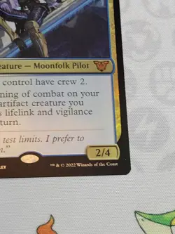 C4582 MAGIC MTG COMMANDER KAMIGAWA NEC KOTORI, PILOT PRODIGY #002 NM FOIL - Image 5