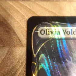 1x Olivia Voldaren, Halo Foil - Secret Lair Magic MTG LP Light Play Minor Defect - Image 2