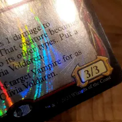1x Olivia Voldaren, Halo Foil - Secret Lair Magic MTG LP Light Play Minor Defect - Image 3