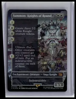 FINAL FANTASY #359 Summon: Knights of Round (Borderless) FOIL - Image 1