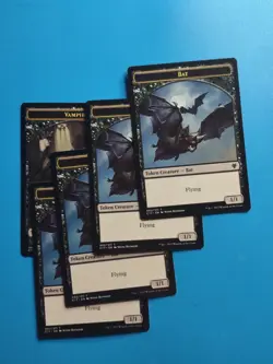 MTG 1x Vampire Bat Token LP Commander 2017 Magic Black 1/1 - Image 2