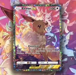 Eevee Evolution SAR Full Art | Pokemon Fan Art Non Tcg - Image 2