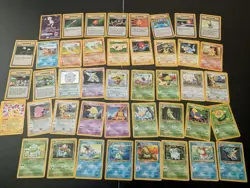 Pokemon TCG Wizards of the Coast 43 Card Holo Lot Chansey Dark Alakazam - Image 1