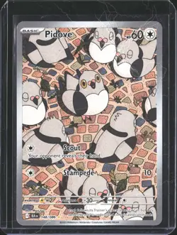 Pidove 148/086 Holo Illustration Rare Black Bolt Pokemon NM/M - Image 1