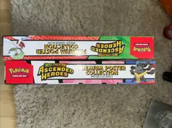 Pokemon TCG Ascended Heroes Poster Collection Mega Lucario & Gardevoir Sealed - Image 2