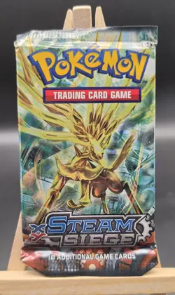 Pokemon XY Steam Siege Booster Packs Art Set, 4-Pack, New Sealed - Image 3