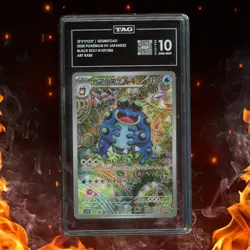 Pokemon Black Bolt Japanese SEISMITOAD 109/086 Art Rare TAG 10 - Image 1