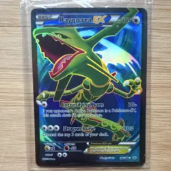Pokemon Rayquaza EX (104 Full Art) 104/108 Roaring Skies Holo UR HP170 - Image 2