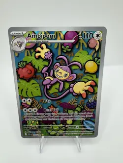Pokemon Ambipom Illustration Rare Holo 107/094 Phantasmal Flames - Image 1