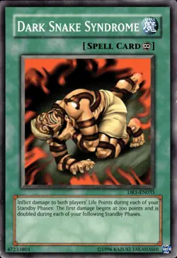 Dark Snake Syndrome - DR1-EN035 - MP - YuGiOh - Image 1