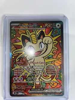 Pokemon TCG Meowth ex Perfect Order Special Illustration Rare Card 121/088 - Image 3