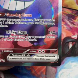 Pokemon TCG Gengar EX Temporal Forces Ultra Rare Card 193/162 Scarlet & Violet - Image 4
