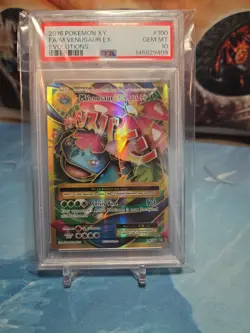 2016 POKEMON XY FA/M VENUSAUR EX EVOLUTIONS #100 PSA 10 - Image 1