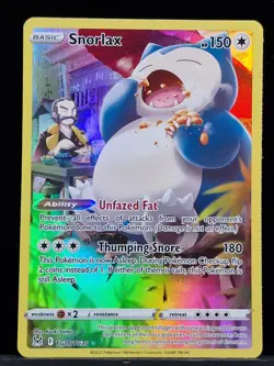 Pokemon TCG Snorlax Lost Origin Trainer Gallery TG10/TG30 Near Mint Card - Image 1