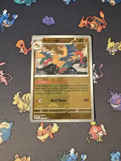 Pokemon Card Archeops 051/086 Pokeball Reverse Holo White Flare - (NM) - Image 1