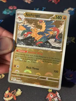 Pokemon Card Archeops 051/086 Pokeball Reverse Holo White Flare - (NM) - Image 2