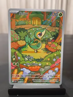 Snivy Illustration Rare Pokemon Black Bolt 087/086 Mint - Image 1