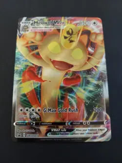 MP Pokemon Meowth VMAX - SWSH005 - SWSH Black Star Promos - Image 1